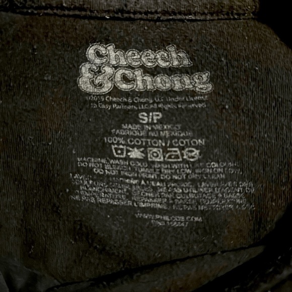 Cheech & Chong - size S/P 100% cotton long sleeve shirt - Picture 4 of 4